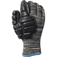 Gants antichocs enduits pour le martelage, 8/Moyen, Paume en Synth&eacute;tique, Poignet &eacute;lastique Moffatt Supply & Specialties