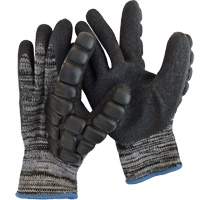 Gants antichocs enduits pour le martelage, 8/Moyen, Paume en Synth&eacute;tique, Poignet &eacute;lastique Moffatt Supply & Specialties