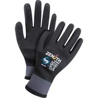 ZX-30° Premium Coated Gloves, Medium, Foam PVC Coating, 15 Gauge, Nylon Shell Moffatt Supply & Specialties