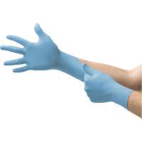 Gants jetables N20, Petit, Nitrile, 4,7 mils, Sans poudre, Bleu Moffatt Supply & Specialties