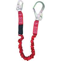ShockSorb Internal Shock Lanyard, 6', Rebar Hook Center, Snap Hook Leg Ends, Polyester Moffatt Supply & Specialties