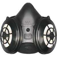 Comfort-Air&reg; 400Nx Black Half Mask without Exhalation Valve N95 Kit, Elastomer/Rubber, Small/Medium Moffatt Supply & Specialties