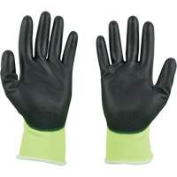 Gants &agrave; haute visibilit&eacute; enduits par trempage, Petit, Calibre 15, Rev&ecirc;tement Polyur&eacute;thane, ASTM ANSI niveau A1 Moffatt Supply & Specialties
