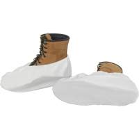 Shoe Covers, One Size, Microporous, White Moffatt Supply & Specialties