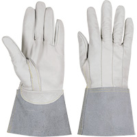852 Ranpro&reg; FR White Stags TIG Gloves, Full Grain Calfskin, Size Small Moffatt Supply & Specialties