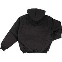 Hooded Duck Bomber Jacket, Men's, Small, Black Moffatt Supply & Specialties