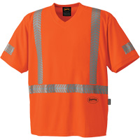 6900 T-shirt de protection contre les rayons UV CoolPass, 3T-Grand, Orange haute visibilit&eacute; Moffatt Supply & Specialties