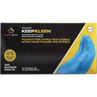 KeepKleen&reg; Disposable Glove, Small, Nitrile, 2.8-mil, Powder-Free, Blue Moffatt Supply & Specialties