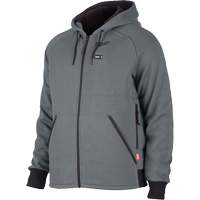 M12 Heated Hoodie Kit, Men's, 2X-Large, Grey, Polyester Moffatt Supply & Specialties