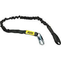 Arc Flash Shock Absorbing Lanyard, 6', Locking Snap Hook Center, Choke-Off Loop Leg Ends, Nylon Moffatt Supply & Specialties