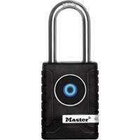 Cadenas Bluetooth pour l'ext&eacute;rieur, Thermoplastique, Largeur de 2-7/32", Pile incluse Moffatt Supply & Specialties