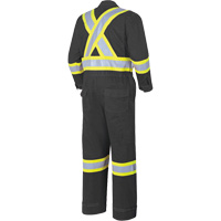 7702BK FR-Tech&reg; 88/12 FR Arc Rated Coveralls, Size 36, Black, 9.7 cal/cm² Moffatt Supply & Specialties