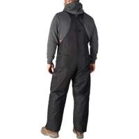 GridIron Regular Length Zip-To-Thigh Bib Overall, Men's, Large, Black Moffatt Supply & Specialties