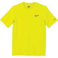Workskin Lightweight High Visibility Shirt, Men's, Small, Yellow Moffatt Supply & Specialties