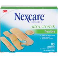 Pansements ultra-extensibles Nexcare, Assorti, Plastique, Non st&eacute;rile Moffatt Supply & Specialties