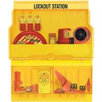 Premier Valve & Electrical Deluxe Lockout Station, None Padlocks, 32 Padlock Capacity, Padlocks Not Included Moffatt Supply & Specialties