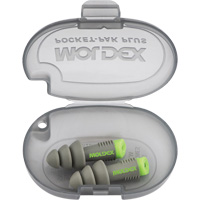 Alphas Reusable Earplugs, Uncorded, Bulk - Plastic Case, 27 dB NRR, One-Size Moffatt Supply & Specialties