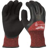 Winter Cut-Resistant Gloves, Size X-Large, 15 Gauge, Rubber Latex Coated, ANSI/ISEA 105 Level 3 Moffatt Supply & Specialties
