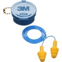 E-A-R Ultrafit Premolded Earplugs, Corded, Pair - Plastic Case, 25 dB NRR, One-Size Moffatt Supply & Specialties