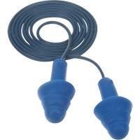 Bouchons d'oreilles pr&eacute;moul&eacute;s E-A-R Ultrafit , Avec cordon, Taille unique, Vrac - Sac en poly, NRR dB NRR 25 dB Moffatt Supply & Specialties