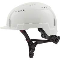 Front-Brim Helmet with Bolt Headlamp Mount, Ratchet Suspension Moffatt Supply & Specialties