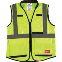 Performance Safety Vest, High Visibility Lime-Yellow, 4X-Large/5X-Large Moffatt Supply & Specialties