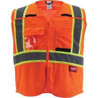 Flagman Safety Vest, High Visibility Orange, Medium/Small Moffatt Supply & Specialties