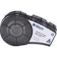 Self-Laminating Wrap Around Labels with Ribbon, Black Moffatt Supply & Specialties