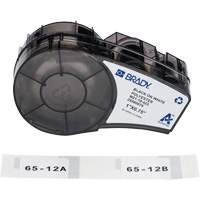 Harsh Environment Multi-Purpose Labels with Ribbon, Black Moffatt Supply & Specialties