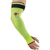 ProFlex 7941-PR Cut-Resistant Protective Arm Sleeve, TenaLux, 18", ASTM ANSI Level A4/EN 388 Level D, High Visibility Lime Moffatt Supply & Specialties