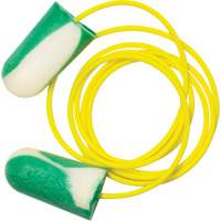 Bouchons d'oreilles biosourc&eacute;s Mega Bullet BioSoft, Vrac - Boîte, Avec cordon Moffatt Supply & Specialties