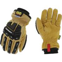 Coldwork Waterproof M-Pact&reg; Driver Gloves, 8, Grain Leather Palm, Elastic Cuff Moffatt Supply & Specialties