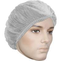 Bonnet bouffant pliss&eacute; Cova-Cap, Polypropyl&egrave;ne, 21", Blanc Moffatt Supply & Specialties