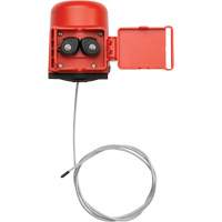 Verrou de soupape sans poign&eacute;e avec c&acirc;ble, Type Sph&eacute;rique/Vanne Moffatt Supply & Specialties