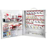 Armoire pour premiers soins SmartCompliance, R&eacute;pond &agrave; la norme CSA Z1220-17 type 3 environnements &agrave; haut risque, Moyen (26-50 travailleurs) Moffatt Supply & Specialties