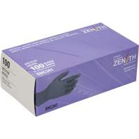 Gants jetables de calibre m&eacute;dical, Moyen, Nitrile, 6 mils, Sans poudre, Noir, Classe 2 Moffatt Supply & Specialties