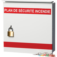 Boîte pour plan de s&eacute;curit&eacute; en cas d'incendie Moffatt Supply & Specialties