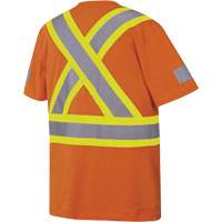 6978 Safety T-Shirt, Cotton, Large, Orange Moffatt Supply & Specialties