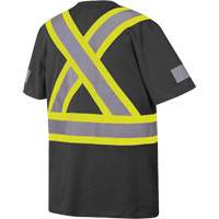 6976 Safety T-Shirt, Cotton, Small, Black Moffatt Supply & Specialties