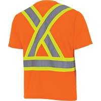 6990 Bird's-Eye Safety Shirt, Polyester, X-Small, High Visibility Orange Moffatt Supply & Specialties