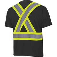 6992 Bird's-Eye Safety Shirt, Polyester, X-Small, Black Moffatt Supply & Specialties