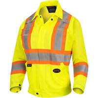 5999JW Veste de s&eacute;curit&eacute; routi&egrave;re pour femmes, Polyester, Jaune lime haute visibilit&eacute;, T-petit Moffatt Supply & Specialties