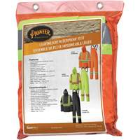 5598 Lightweight Waterproof Rain Suit, Polyester/PVC, Small, High Visibility Orange Moffatt Supply & Specialties