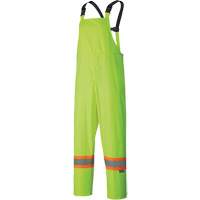 5599 Lightweight Waterproof Rain Suit, Polyester/PVC, X-Small, High Visibility Lime-Yellow Moffatt Supply & Specialties