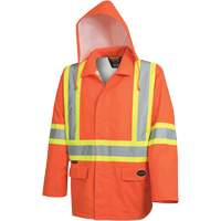 5626 Veste de s&eacute;curit&eacute; The Rock 300D imperm&eacute;able, Polyester, Orange haute visibilit&eacute;, Petit Moffatt Supply & Specialties