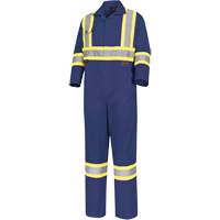 5516T Safety Coveralls, 44 (Tall), Navy Blue Moffatt Supply & Specialties