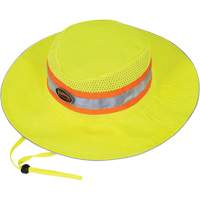 279 Ranger's Hat with Strap, High Visibility Lime-Yellow, Polyester Moffatt Supply & Specialties