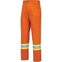 4461 Ultra-Cool Safety Pants, Cotton, 30, High Visibility Orange Moffatt Supply & Specialties