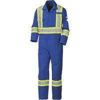 5552 Flame-Gard&reg; FR/Arc-Rated Coverall, Size 36, Royal Blue, 9.1 cal/cm² Moffatt Supply & Specialties