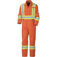 5551 Flame-Gard&reg; FR/Arc-Rated Coverall, Size 40, High Visibility Orange, 9.1 cal/cm² Moffatt Supply & Specialties